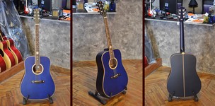 Guitare folk Baton rouge blue moon